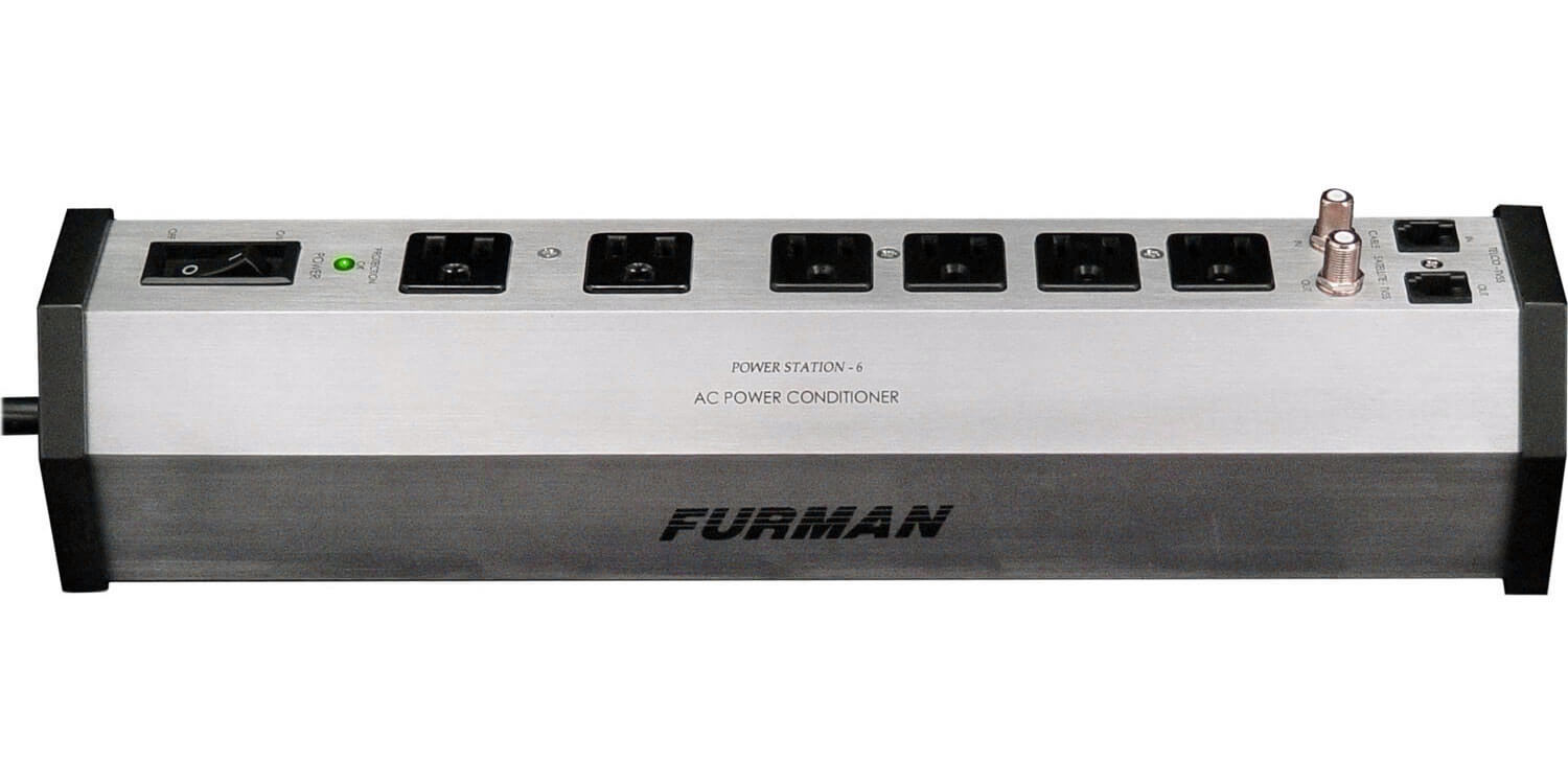 Furman PST-6 15A 6 Outlet Surge Suppressor Strip
