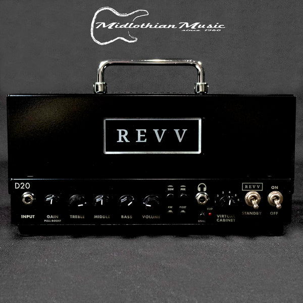 Revv D20 20/4-Watt Tube Amplifier Head w/Carrying Bag USED
