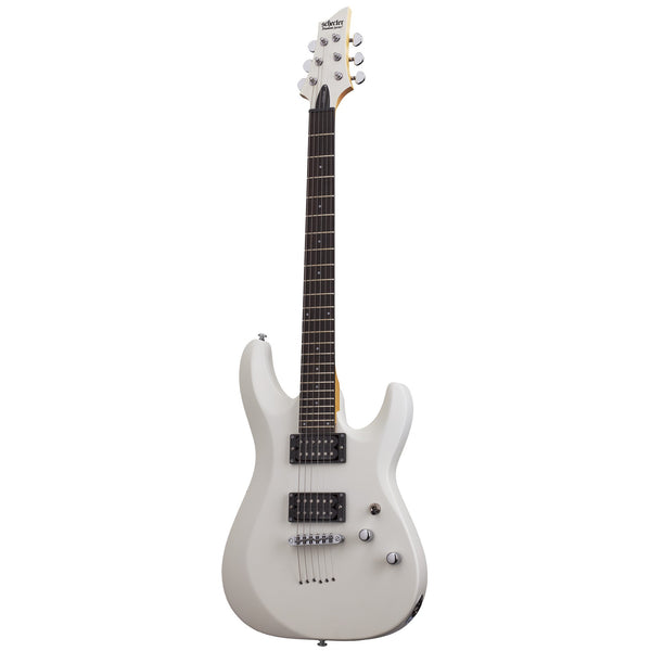 Schecter - C-6 Deluxe Electric Guitar - Satin White Finish