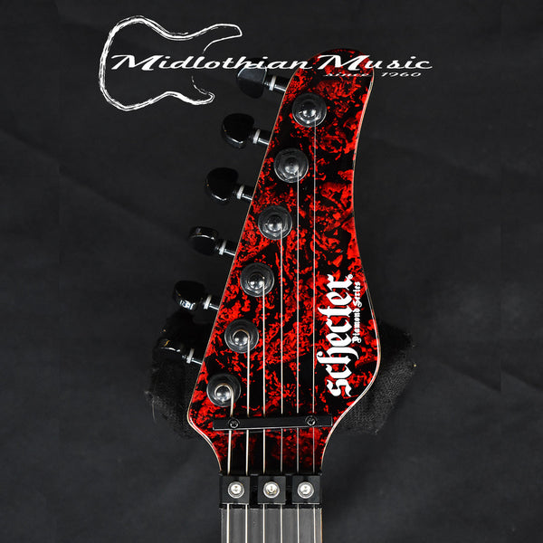 Schecter Sun Valley Super Shredder FR-S (Floyd Rose w/Sustaniac) - Red Reign Gloss Finish #IW21083709 Used/Like NEW