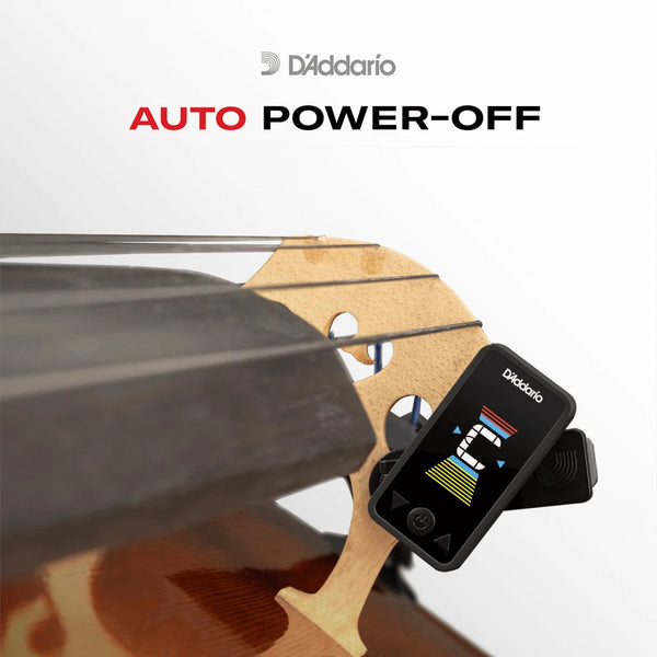 D'Addario - Eclipse Tuner - Chromatic Headstock Tuner - Black Finish