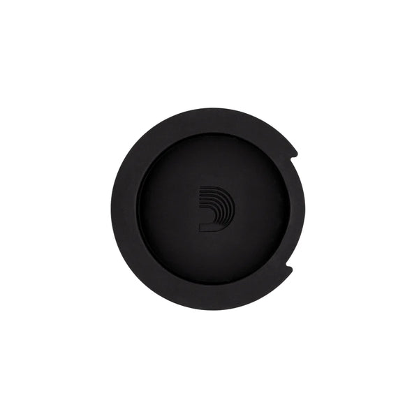 D'Addario Screeching Halt Soundhole Cover - Acoustic Guitar Feedback Reducer - Black Finish (PW-SH-01)