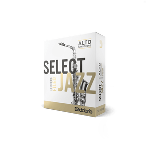 D'Addario Select Jazz - Alto Saxophone - 10 Filed Reeds - Size 3.0 Medium
