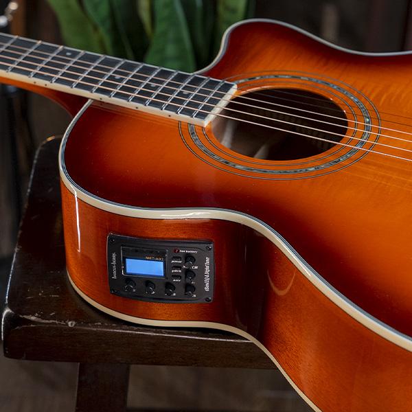 Washburn - Festival EA15 - Acoustic-Electric Guitar - Ice Tea Burst Gloss Finish
