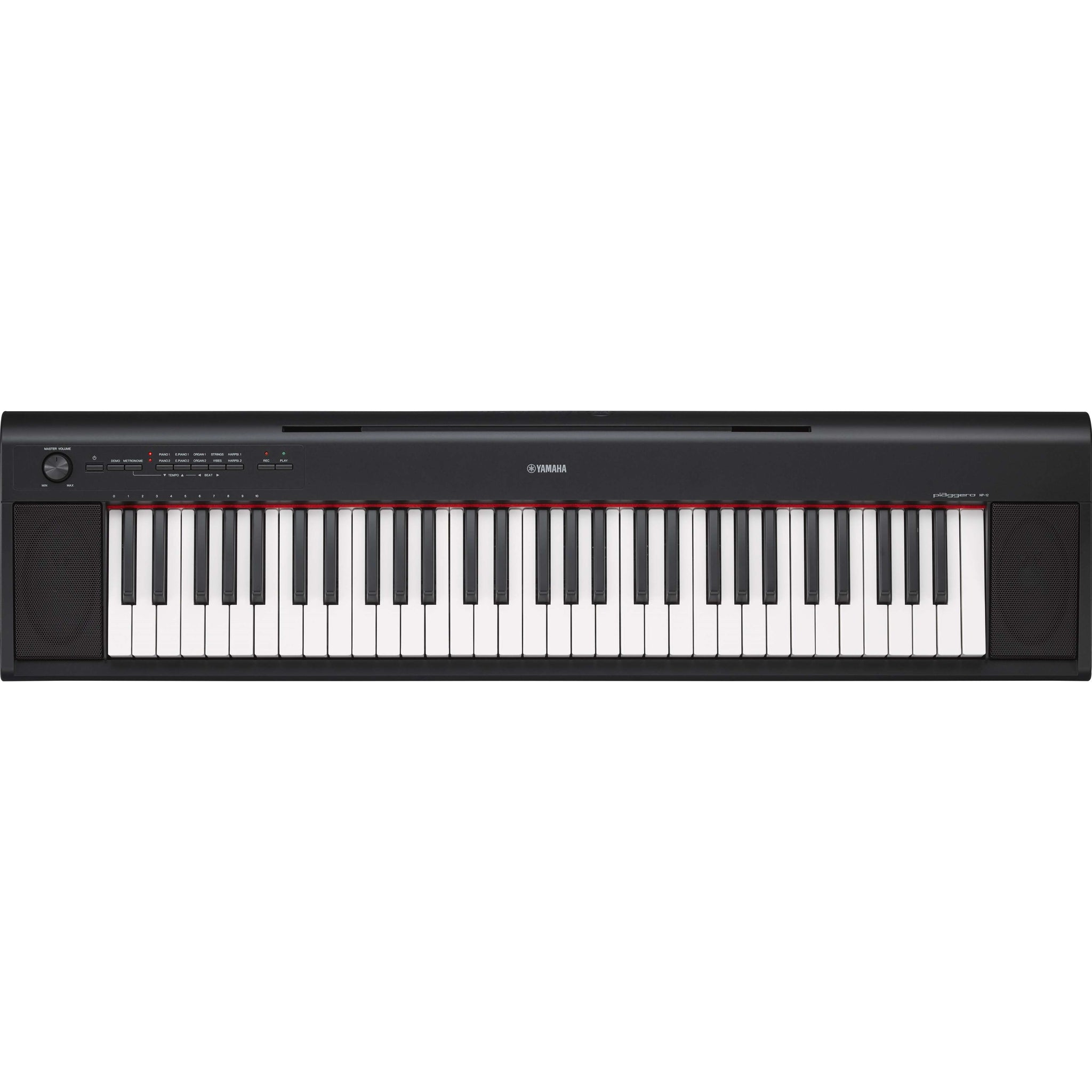 Yamaha NP-12B Piaggero - 61 Key Piano Style Keyboard - Black 