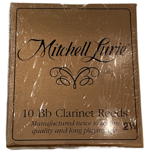 Rico - Mitchell Lurie - 10 Bb Clarinet Reeds - Size 2.5
