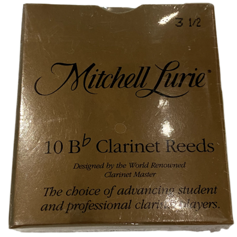 Rico - Mitchell Lurie - 10 Bb Clarinet Reeds - Size 3.5