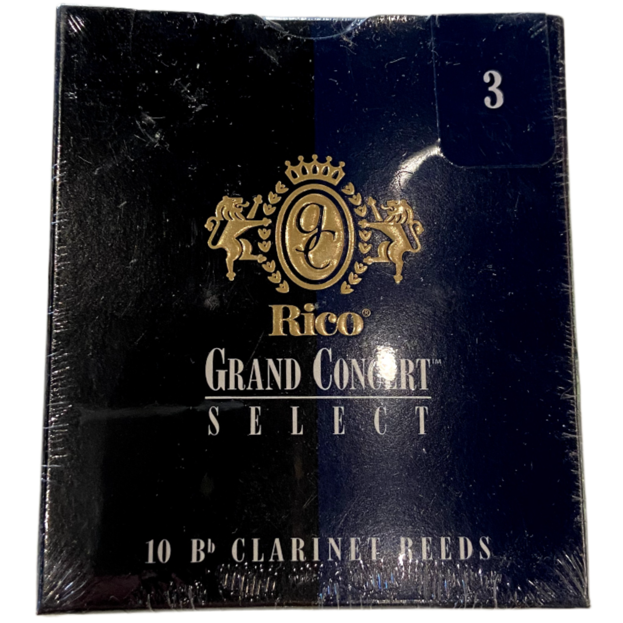 Rico - Grand Concert Select - 10 Bb Clarinet Reeds - Size 3.0