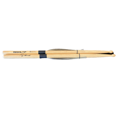 Regal Tip Duets - Drum Sticks w/Brushes & Wood Tip (1 Pair)