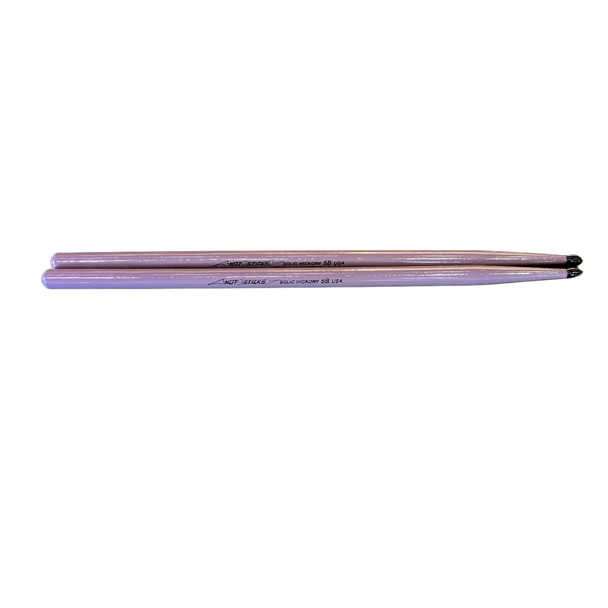 Hot Sticks - Purple Finish - Solid Hickory 5B USA w/Nylon Tip (1 Pair)