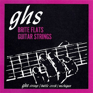 GHS Brite Flats Electric Guitar Strings - Extra Light (700) (.009 - .042)