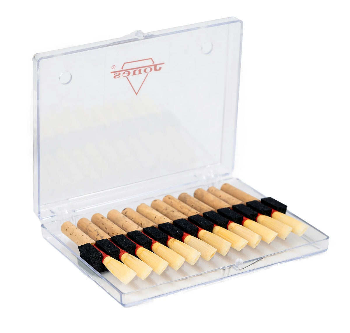 Transparent Reed Case Jones Oboe Reeds Case - 12 Reeds 101CS - Clear Finish