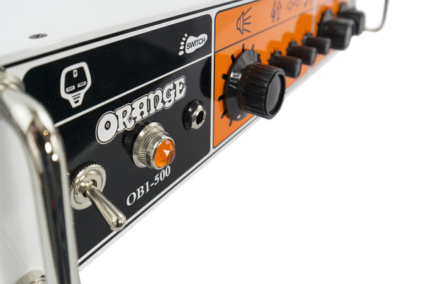 Orange OB1-500 - 500-Watt Class A/B Rackmountable Bass Head Amplifier - White Finish