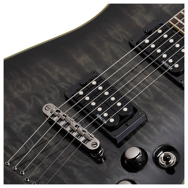 Schecter - Omen Extreme-6 - 6-String Electric Guitar - See-Thru Black Gloss Finish
