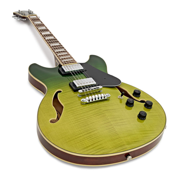 Ibanez Artcore AS73FM Semi-Hollow Electric Guitar - Green Valley Gradiation Finish