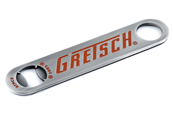 Gretsch Logo Beer Bottle Opener - Brushed Aluminum (1 Piece)