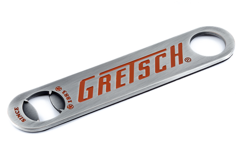Gretsch Logo Beer Bottle Opener - Brushed Aluminum (1 Piece)