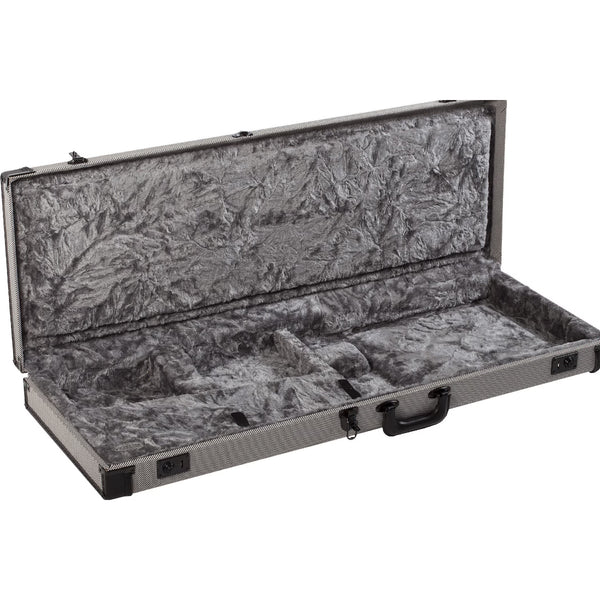 Schecter - Vintage Tweed Wooden Case - Black/White Finish (#6995)