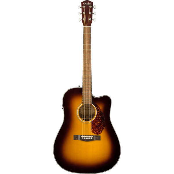 Fender - CD-140SCE Acoustic/Electric Guitar - w/Free Case! Sunburst Gloss Finish