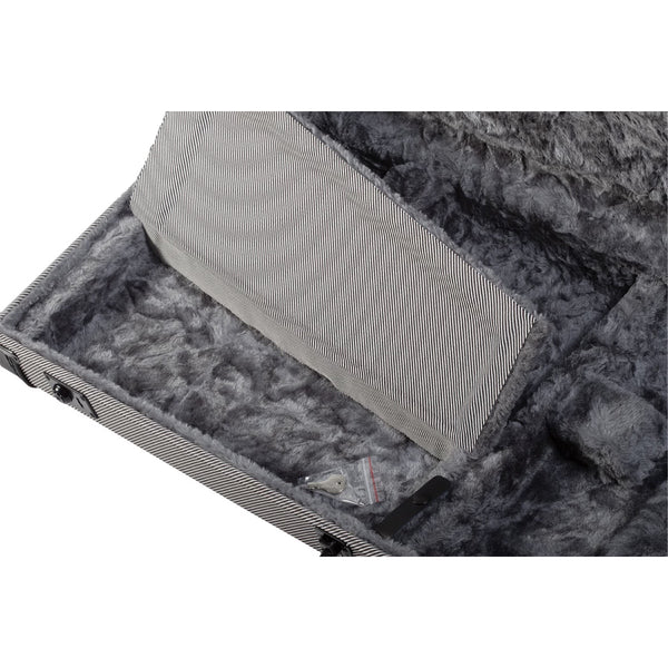 Schecter - Vintage Tweed Wooden Case - Black/White Finish (#6995)