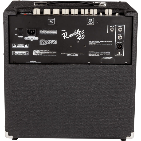 Fender Rumble 40 V3 - 40 Watt 1 x 10" - Bass Combo Amplifier