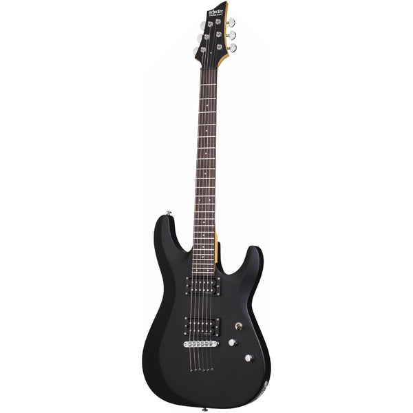 Schecter - C-6 Deluxe Electric Guitar - Satin Black Finish