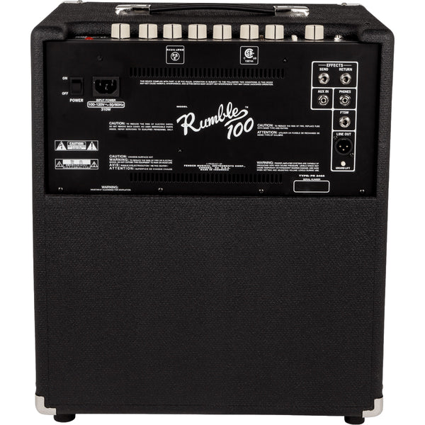 Fender Rumble 100 V3 - 100 Watt 1 x 12" - Bass Combo Amplifier