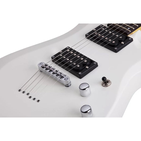 Schecter - C-6 Deluxe Electric Guitar - Satin White Finish