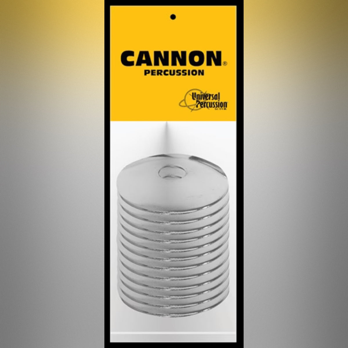 Cannon Percussion - (UPCMW) Chrome-Plated - Curved Metal Washers (Sold Individually)