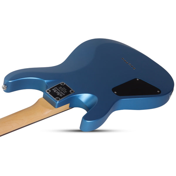 Schecter C-6 Deluxe - 6-String Electric Guitar - Satin Metallic Light Blue Finish