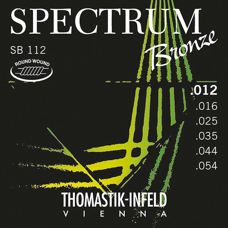 Thomastik-Infeld SB112 Spectrum Bronze Acoustic Guitar Strings - .012-.054 Medium Light