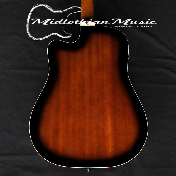 Ibanez PF28ECE Acoustic-Electric Guitar - Dark Violin Sunburst