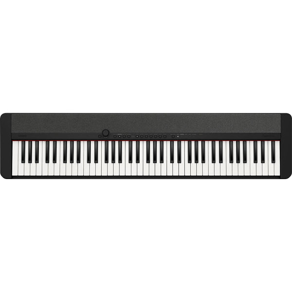 Casio CT-S1-76BK - 76 Key Portable Keyboard - Black Finish w/Power Supply & Music Rest