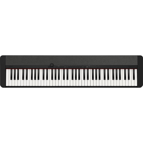 Casio CT-S1-76BK - 76 Key Portable Keyboard - Black Finish w/Power Supply & Music Rest