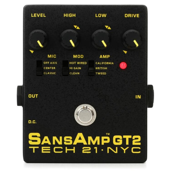 Tech 21 Sans Amp GT2 Tube Amp Emulator Pedal