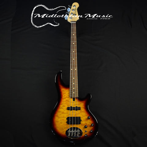 Lakland Skyline 44-02 Deluxe Bass Guitar - 3-Tone Sunburst Finish (121108669)