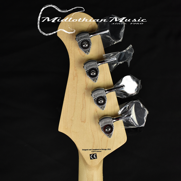 Lakland Skyline 44-64 Custom PJ 4-String Bass Guitar - White Finish (210807545) @9.6lbs