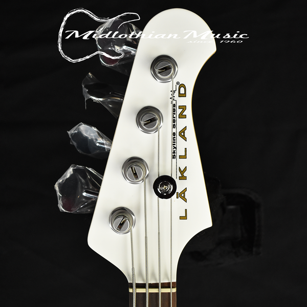 Lakland Skyline 44-64 Custom PJ 4-String Bass Guitar - White Finish (210807545) @9.6lbs