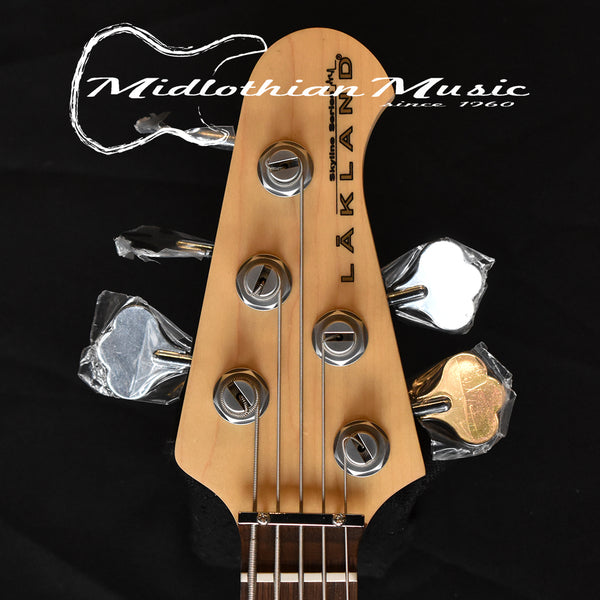 Lakland Skyline 55-02 Deluxe 5-String Bass - Satin Honey Burst Finish (180501191) @10.8lbs