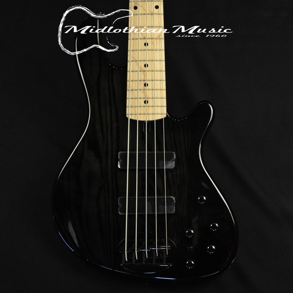 Lakland Skyline 55-OS - 5-String Bass - Transparent Black Finish (211103662) @11.4lbs