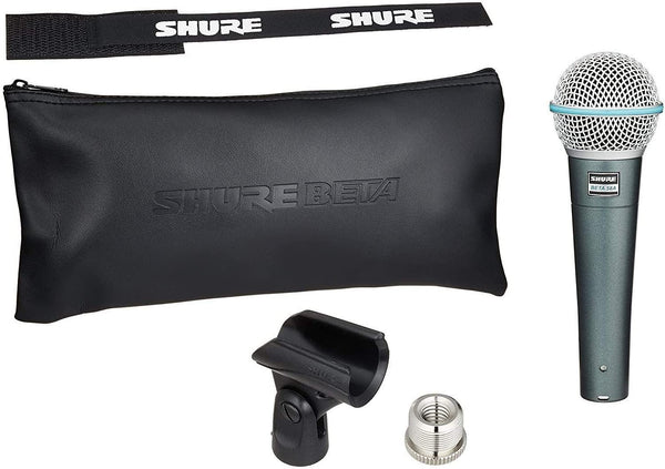 Shure BETA 58A Supercardioid Dynamic Vocal Microphone Kit