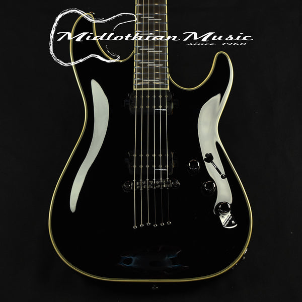 Schecter C-1 Blackjack Electric Guitar - Gloss Black Finish