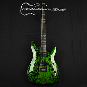 Schecter C-1 Silver Mountain - Electric Guitar - Toxic Venom Gloss Fin