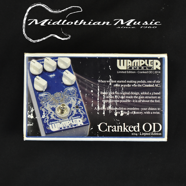 Wampler Cranked OverDrive - 2014 Limited Edition Pedal USED