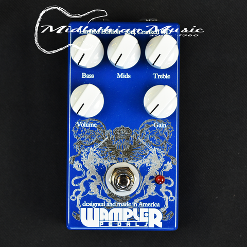 Wampler Cranked OverDrive - 2014 Limited Edition Pedal USED