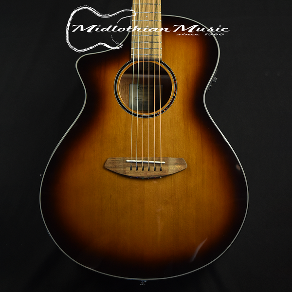 Breedlove Discovery S Concert Edgeburst (Left Handed) CE - Acoustic/Electric Guitar