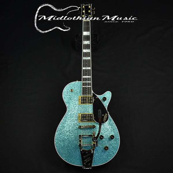 Gretsch G6229TG Limited Edition Players Edition Sparkle Jet BT w/Bigsby + Case - Ocean Turquoise Sparkle