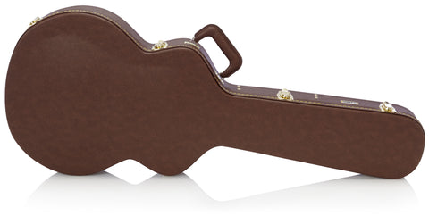 Gator Semi-Hollow Guitar Deluxe Wood Case GW-335-BROWN