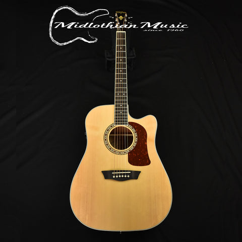 Washburn HD10SCE-0 Heritage Series Dreadnought 6 String Acoustic Electric Guitar