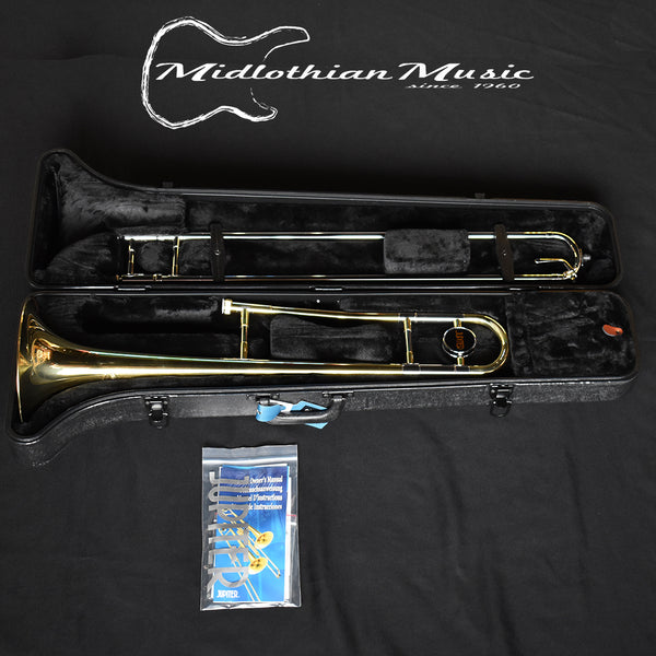 Jupiter JSL-432L Laquered Brass Trombone - New! w/Case & Accessories
